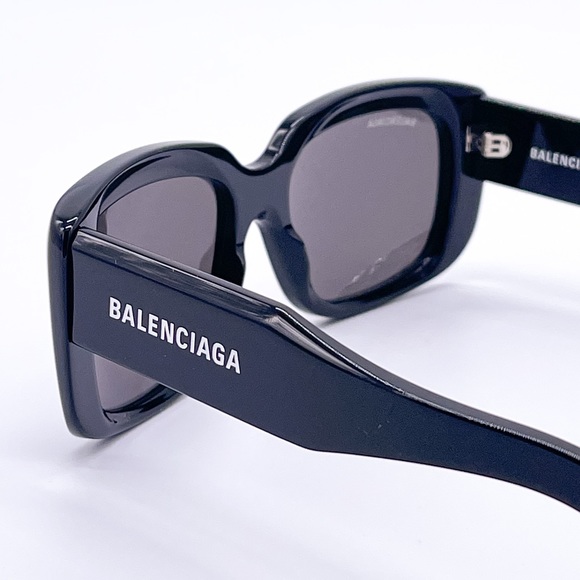 NEW BALENCIAGA BB0072S 001 BLACK UNISEX SUNGLASSES BALENCIAGA - Picture 7 of 12